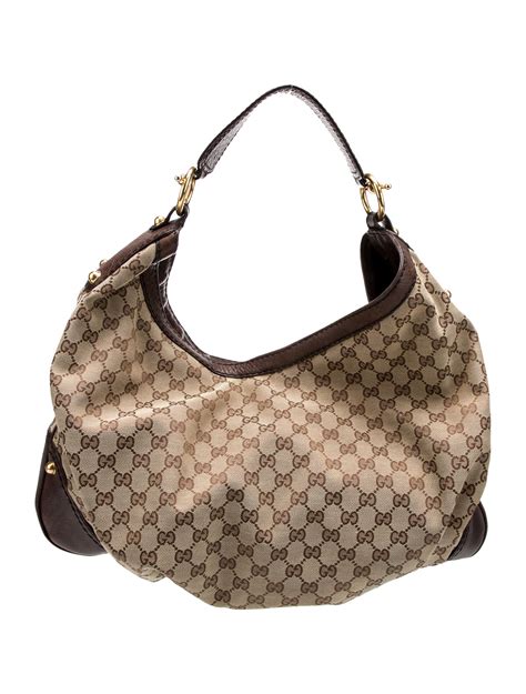 gucci classics jockey large hobo bag|Gucci hobos for sale.